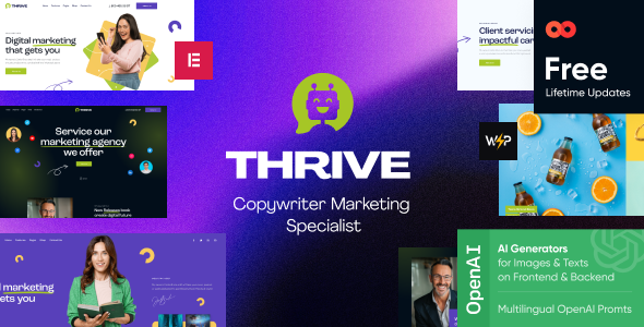 Thrive - Marketing WordPress Theme - Marketing Corporate
