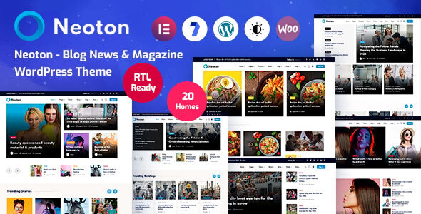 Neoton - Haber Dergisi WordPress Teması - Blog / Dergi WordPress
