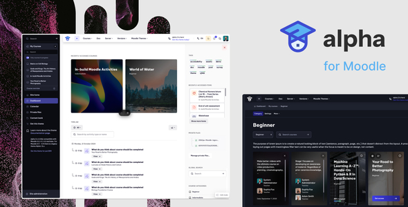 Alpha | Responsive Premium Theme for Moodle - Moodle CMS Themes