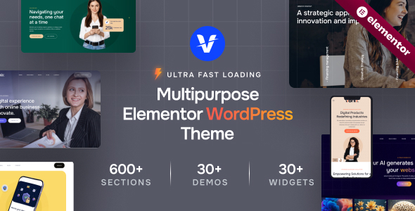 Vonix - Multi-purpose Elementor WordPress Theme - Business Corporate