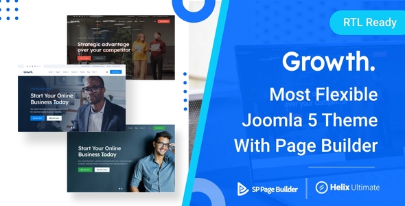 Growth - Responsive Multi-Purpose Joomla 5 Template - Business Corporate