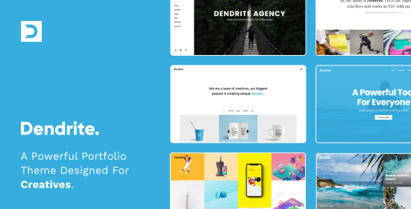 Dendrite - Creative WordPress Portfolio Theme - Portfolio Creative