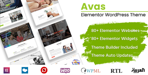 Avas - Elementor MultiPurpose WordPress Theme - Business Corporate