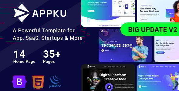 Appku - Software & SaaS Landing Page - Software Technology