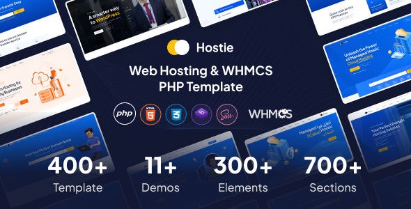 Hostie - Web Hosting & WHMCS PHP Template - Hosting Technology