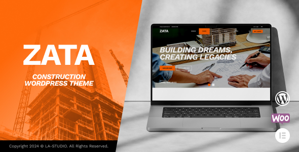 Zata - Construction WordPress Theme - Business Corporate