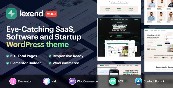 Lexend - Software, SaaS & Startup WordPress Theme by ThemeGenix ...