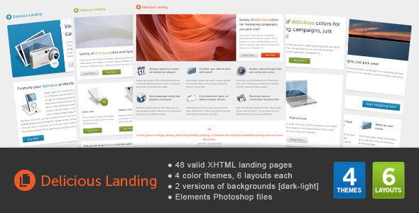Delicious Landing - Landing Pages Marketing