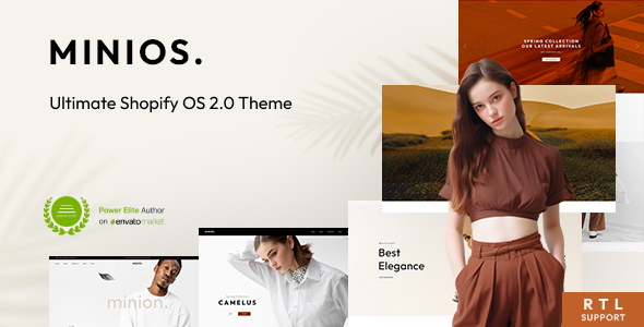 Preview of Minios - Fashion Shopify Theme OS 2.0