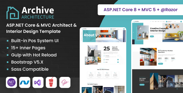 Archive - ASP.NET Core & MVC Architecture & Interior Design Template - Creative Site Templates