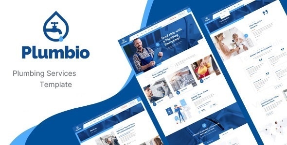 Plumbio - React Nextjs Services Template - Next.js Jamstack