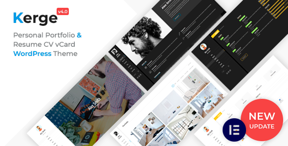 Kerge - Resume Theme - Portfolio Creative