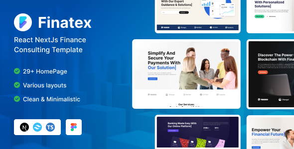 Finatex - React NextJs Finance Consulting Template - Business Corporate