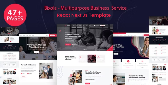 Bixola - Multipurpose Business Service React Next Js Template - Business Corporate