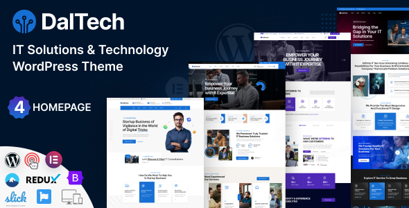 Daltech - IT Solutions & Technology WordPress Theme - Technology WordPress