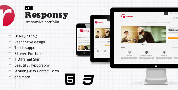 Responsy - HTML5 Portfolio Template - Portfolio Creative