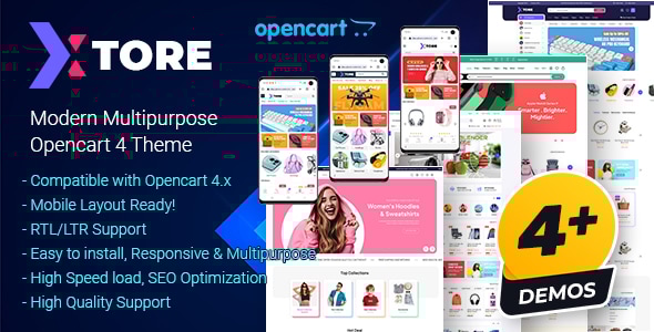 Xtore | Modern Multipurpose Opencart 4 Theme - Shopping OpenCart