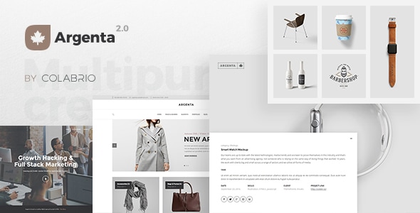 Argenta - Creative Multipurpose WordPress Theme - Creative WordPress