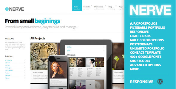 Nerve | Portfolio Theme for WordPress - Portfolio Creative