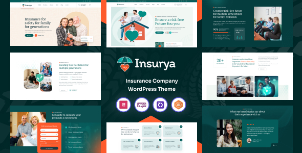 Insurya - Insurance WordPress Theme - Business Corporate