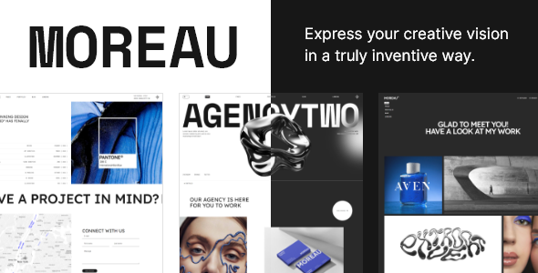 Moreau - Creative Portfolio WordPress Theme - Portfolio Creative