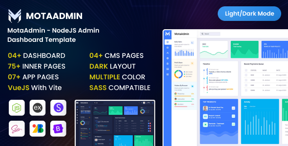 MotaAdmin - Node Js Admin Dashboard Template - Admin Templates Site Templates
