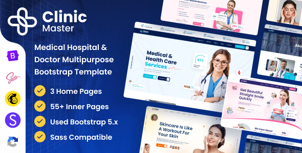 ClinicMaster | Medical Hospital & Doctor Multipurpose Bootstrap HTML ...