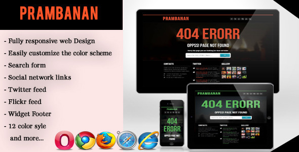 Error - Responsive Error Page - 404 Pages Specialty Pages