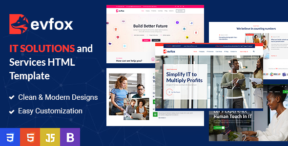 Devfox - Technology & IT Solutions HTML Template - Technology Site Templates