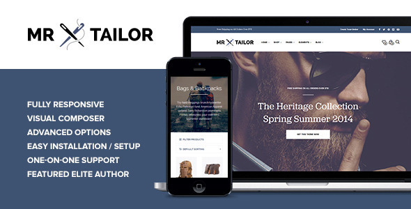 Mr. Tailor - eCommerce WordPress Theme for WooCommerce - WooCommerce eCommerce