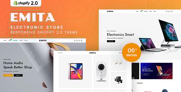 Emita - Electronic Store Responsive Shopify 2.0 Theme - Shopify eCommerce