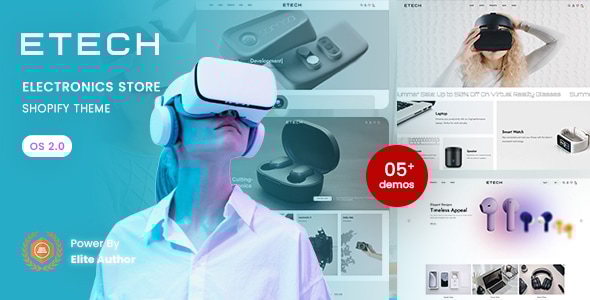 Etech - Electronics Store Shopify 2.0 Theme - Technology Shopify