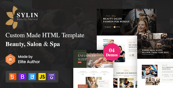 Sylin - Beauty Salon and Spa HTML Template - Health & Beauty Retail
