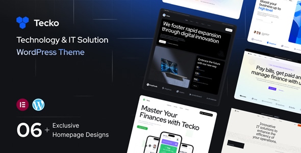 Tecko | Technology & IT Solution WP Theme - Technology WordPress