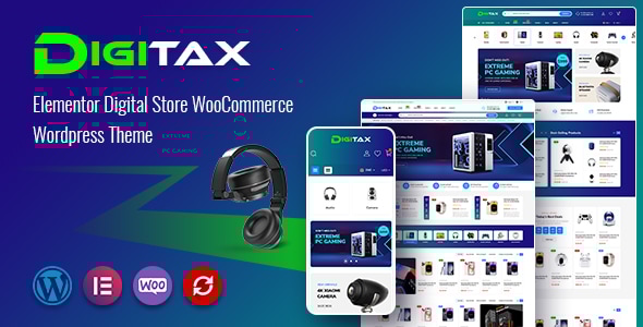 Digitax - Elementor Digital Store WooCommerce WordPress Theme - WooCommerce eCommerce
