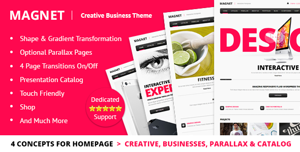 MAGNET - Creative Business WordPress Theme - Business Corporate