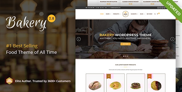Bakery | WordPress Cake & Food Theme - Food Retail