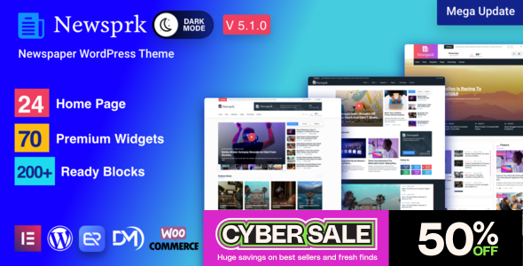 Newsprk Newspaper WordPress Theme - News / Editorial Blog / Magazine