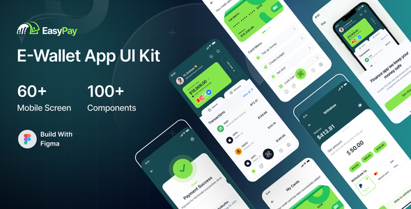 EasyPay-Wallet Finance App UI Kit by DesignsLab | ThemeForest