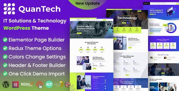 IT Solutions & Technology WordPress Theme - Technology WordPress