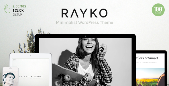 Rayko - Minimal Multi-Concept WordPress Theme - Creative WordPress