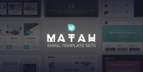 Matah | Business Email Template Set - Newsletters Email Templates