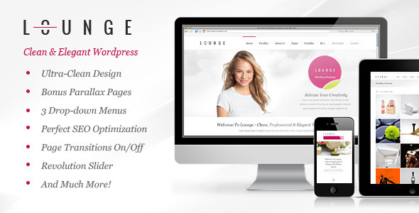 Lounge - Clean Elegant WordPress Theme - Business Corporate