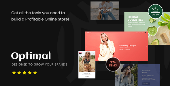 Optimal - Multipurpose Shopify Theme - RTL Support - Fashion Shopify