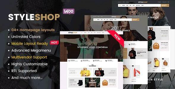 StyleShop - Responsive Clothing/ Fashion Store WordPress WooCommerce Theme (Mobile Layout Ready) - WooCommerce eCommerce