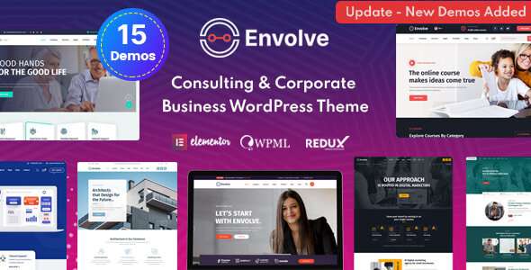 Envolve - Consulting Business WordPress Theme - Business Corporate
