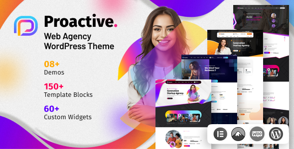Proactive - Web Design Agency WordPress Theme - Business Corporate