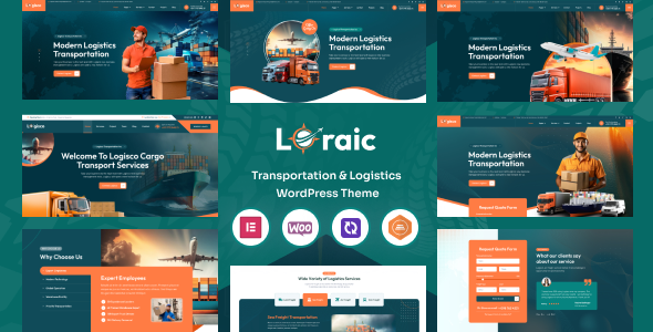Loraic - Transportation & Logistics WordPress Theme - Business Corporate