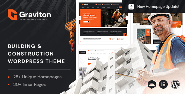 Graviton - Construction WordPress Theme - Business Corporate