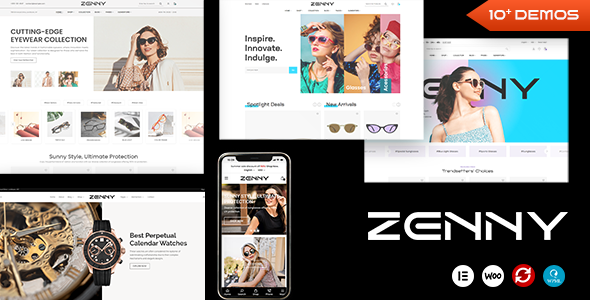 Zenny - Jewelry, Watches & Glasses Elementor WooCommerce WordPress Theme